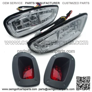 For EZGO Ez-Go RXV LED Headlight Kit w/Tail Light Switch 2008-2015 G&E Golf Cart