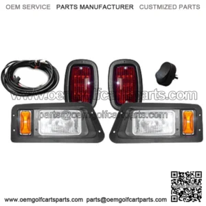 Headlight and Tail Light Kit for Yamaha G14, G16, G19, G22 Golf Cart