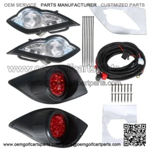 Golf Cart LED Light Kit Headlight + Tail Light Set FOR YAMAHA Drive 2007-2016