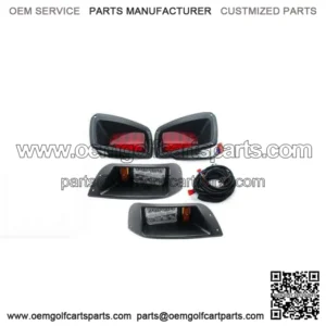 LED Headlight & Tail Light Kit Fits EzGo Golf Cart TXT Models (1996-2013) G&E