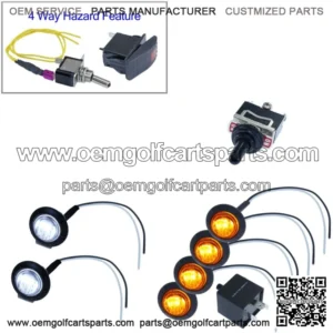 DIY Universal ATV UTV 4x4 Off Road Buggy Street Legal LED Lights Turn Signal Kit