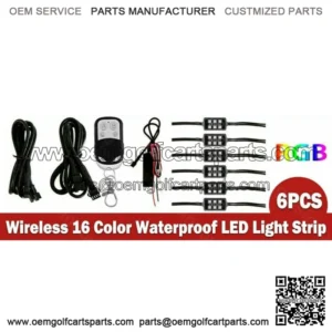 LED Body Glow Neon Accent Light Pod Kit 36LED Fit Golf Cart EZGO CLUB CAR&YAMAHA