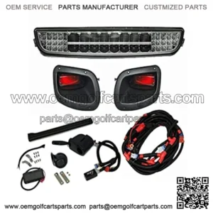 EZGO TXT (Fits 1996-2013) LED Light Bar Kit with Tail Lights and Upgrade Kit