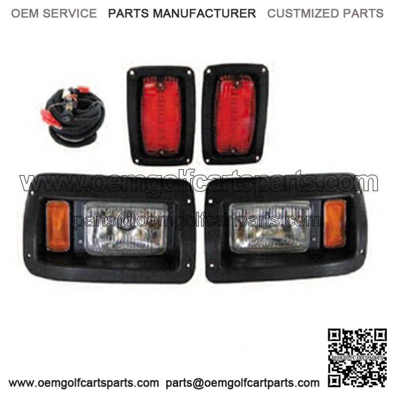 Club Car DS Golf Cart Headlight & Tail Light Kit 1993-UP Gas and Electric