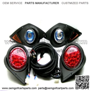 Yamaha G29 Drive Golf Cart 2007-UP Headlight Kit with LED Tail Lights
