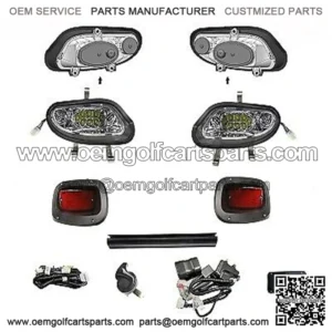 Hi-Low Beam Deluxe light kit Fits EZGO TXT 2014+ LED 12- 48V With Brake Pad