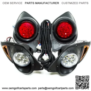All LED Head Tail Lights Turn Signals for Yamaha G29 YDR Drive Golf Cart 2007 Up