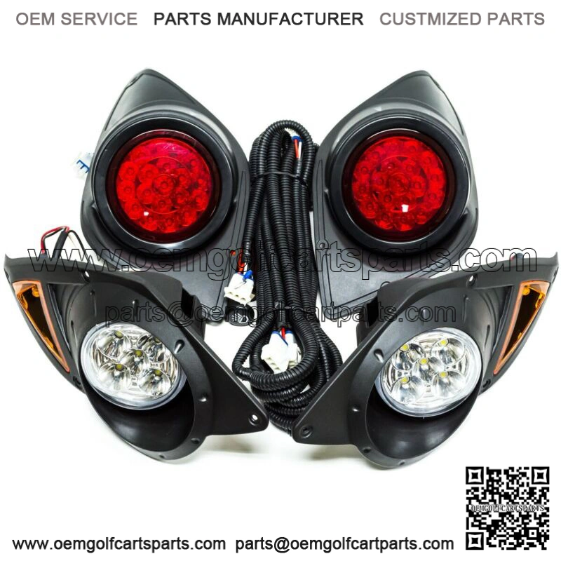 All LED Head Tail Lights Turn Signals for Yamaha G29 YDR Drive Golf Cart 2007 Up