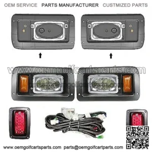 LED Light Kit Fits Club Car DS 1993+ Gas & Electric (12-48V)