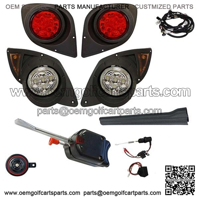 Yamaha G29 DRIVE Golf Cart LED Headlight & Tail light Kit Deluxe Street Package