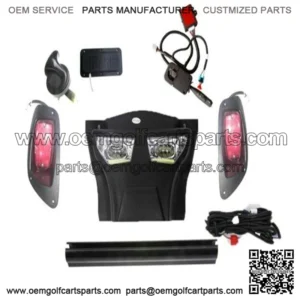 Hi-Low Beam light kit Fits EZGO RXV 2016+  w/Brake pad,  Daytime Running Lights