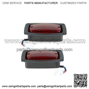 Fit For Club Car DS 2 Pair Golf Cart LED Tail Light 3 Wire Rear Taillights US