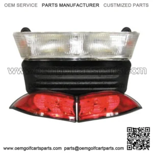 Club Car Precedent Golf Cart Headlight & Tail Light Kit (GAS 2004-UP)