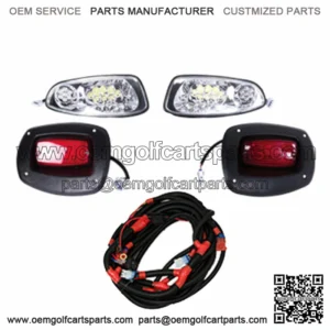 EZGO RXV (08-15) Golf Cart Premium LED Headlights and Taillights Kit