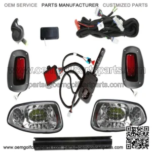 16+ EZGO RXV Deluxe LED Light Kit / Street Kit / Hi Low Beam Golf Cart Carts Car