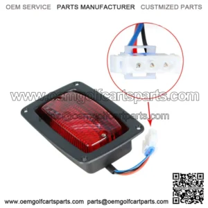 2 Golf Cart LED Tail Light 3 Wire Rear Taillights Pair Fit For Club Car DS
