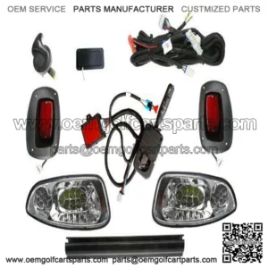 EZ-GO RXV 2008-15 GOLF CART LED High / Low Beam LIGHT KIT Headlights Taillights