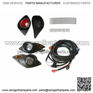 New 12 V LED Headlight&Tail Lights Kit Set for Golf Cart Yamaha Drive G29 2007+