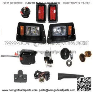 Yamaha G14-22 Golf Cart LED Headlight & Tail Light Kit Deluxe Street Package