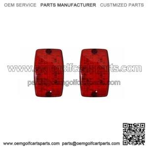Tail Light Assembly Kit, ( Pair of 2 ) LED Universal Golf Cart, RHOX,