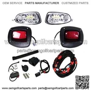 EZGO RXV (Fits 2008-2015) LED ULTIMATE Headlight and Taillight Kit