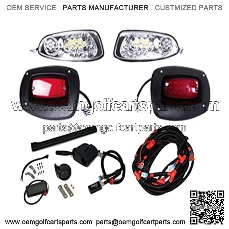 EZGO RXV (Fits 2008-2015) LED ULTIMATE Headlight and Taillight Kit