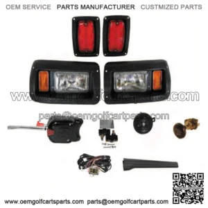 Club Car DS Golf Cart Headlight & Tail Light Kit Deluxe Street Package
