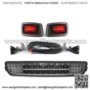 New For EZ-GO TXT 1996-2013 Golf Car LED Light Kit Headlight +Tail Light Kit
