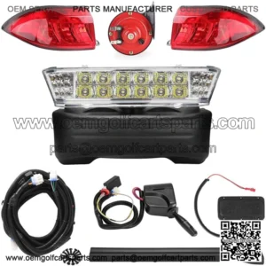 Club Car Precedent Premium LED Light & Horn Kit NEW Fits: Gas & Electric 2004 +