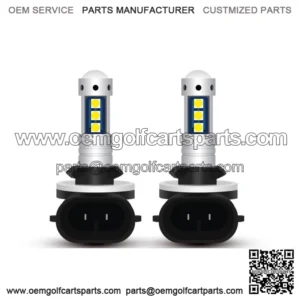2X LED Headlight Bulbs Fit Golf Cart EZGO TXT Medalist Shuttle Workhorse RXV