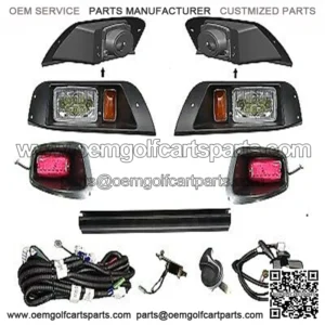 Hi-Low Beam light kit Fits EZGO  (12-48V) Pre 2013, Mechanical Brake