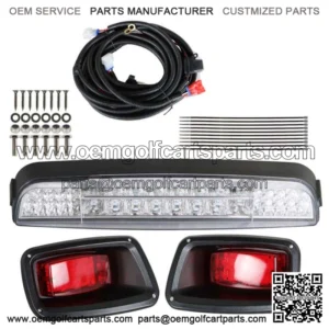 For EZGO TXT (96-13) Golf Cart LED Light Bar Kit with LED Taillights