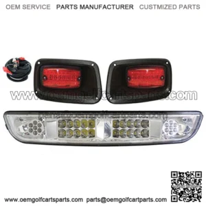 Golf Cart Super Saver Clear Light Bar Kit, LED, for EZGO TXT 94-13