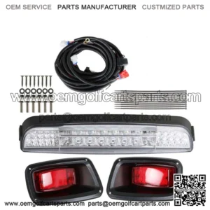 For EZGO TXT 1996-2013 Golf Cart LED Light Bar Kit with LED Taillights