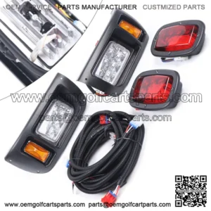 For Club Car DS LED Light Kit Headlights & LED Tail Lights 93-Up G&E Golf Cart