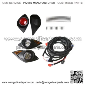 Golf Cart Headlight & Tail Light All LED Light Kit 2007-up For Yamaha Drive G29