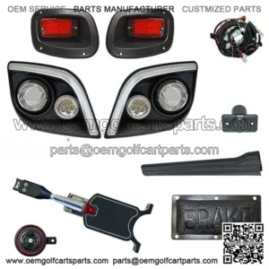 Standard LED Light Kit w/ RGBW LED Running Light, E-Z-Go Express Golf Cart