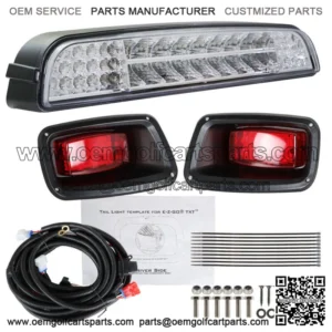 For EZGO TXT (96-13) Golf Cart LED Light Bar Kit with LED Taillights New