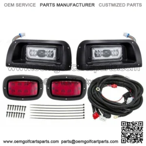 brand new For Club Car DS Golf Cart FULL LED Headlight & Tail Light Kit 1993+