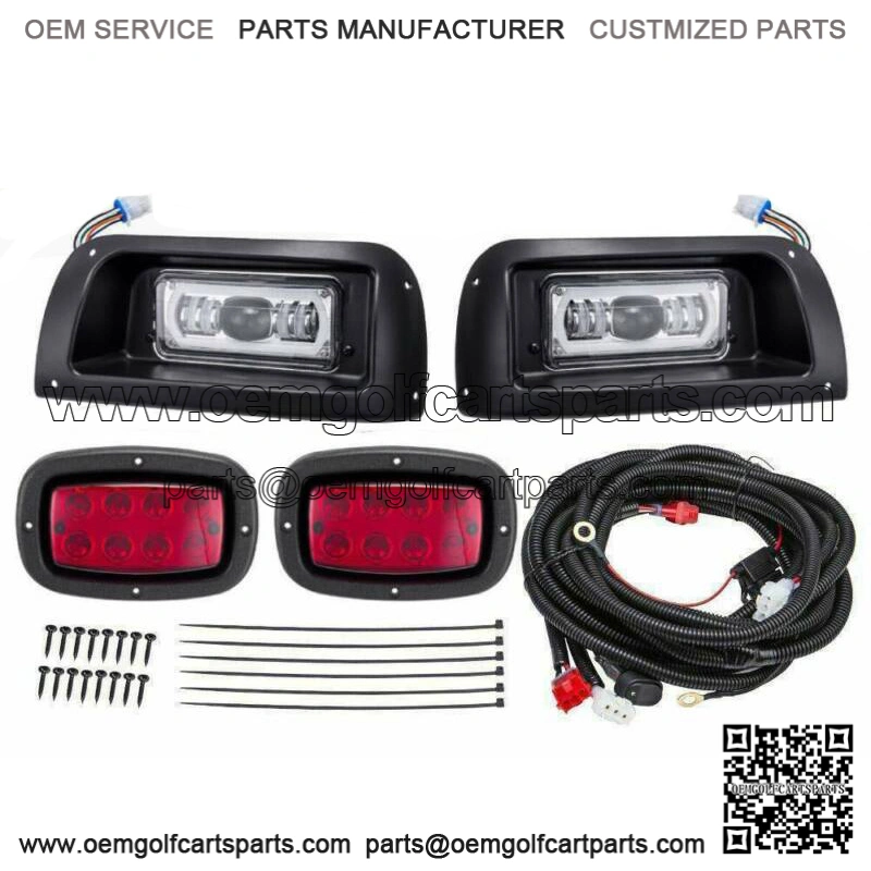 brand new For Club Car DS Golf Cart FULL LED Headlight & Tail Light Kit 1993+