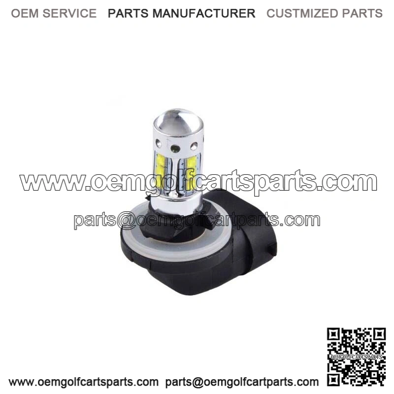 80W LED Headlight Light 6000K White Bulb For Club Car EZGO Golf Cart Replacement
