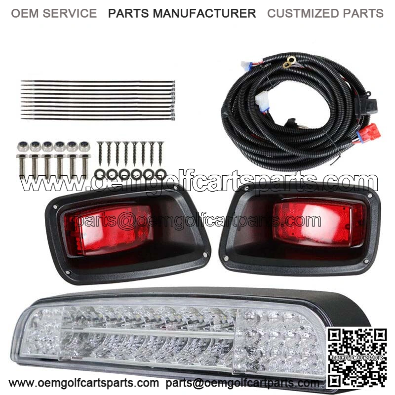 For 1996-2013 EZGO TXT Golf Cart LED Light Bar Kit with LED Taillights 2 product