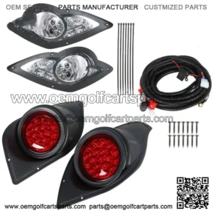 NEW Golf Cart LED Light Kit Headlight + Tail Light Set For Yamaha Drive 2007-UP