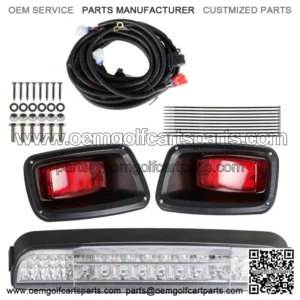 Golf Cart LED Light Bar Kit with LED Taillights For EZGO TXT 1996-2013