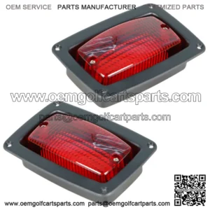 For Club Car DS Golf Cart  2 LED Tail Light 3 Wire Rear Taillights 1017035