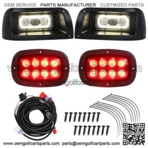 For Club Car DS LED Light Kit,LED Headlights&Taillights Gas Electric Models
