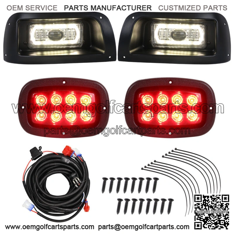 For Club Car DS LED Light Kit,LED Headlights&Taillights Gas Electric Models
