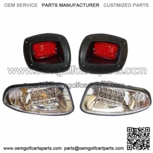 LED Light Kit for EZGO RXV Golf Carts include LED Headlight/Taillights