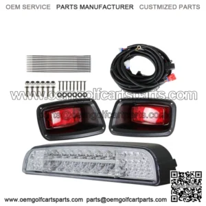 For EZGO TXT (96-13) Golf Cart LED Light Bar Kit with LED Taillights USA