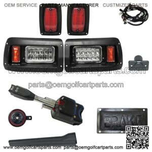 LED Adjustable Light Kit, Club Car DS 1993-Up (Standard, Pedal Mount)